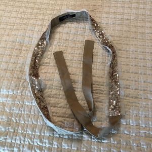 Karen Kane Sequin Tie Belt